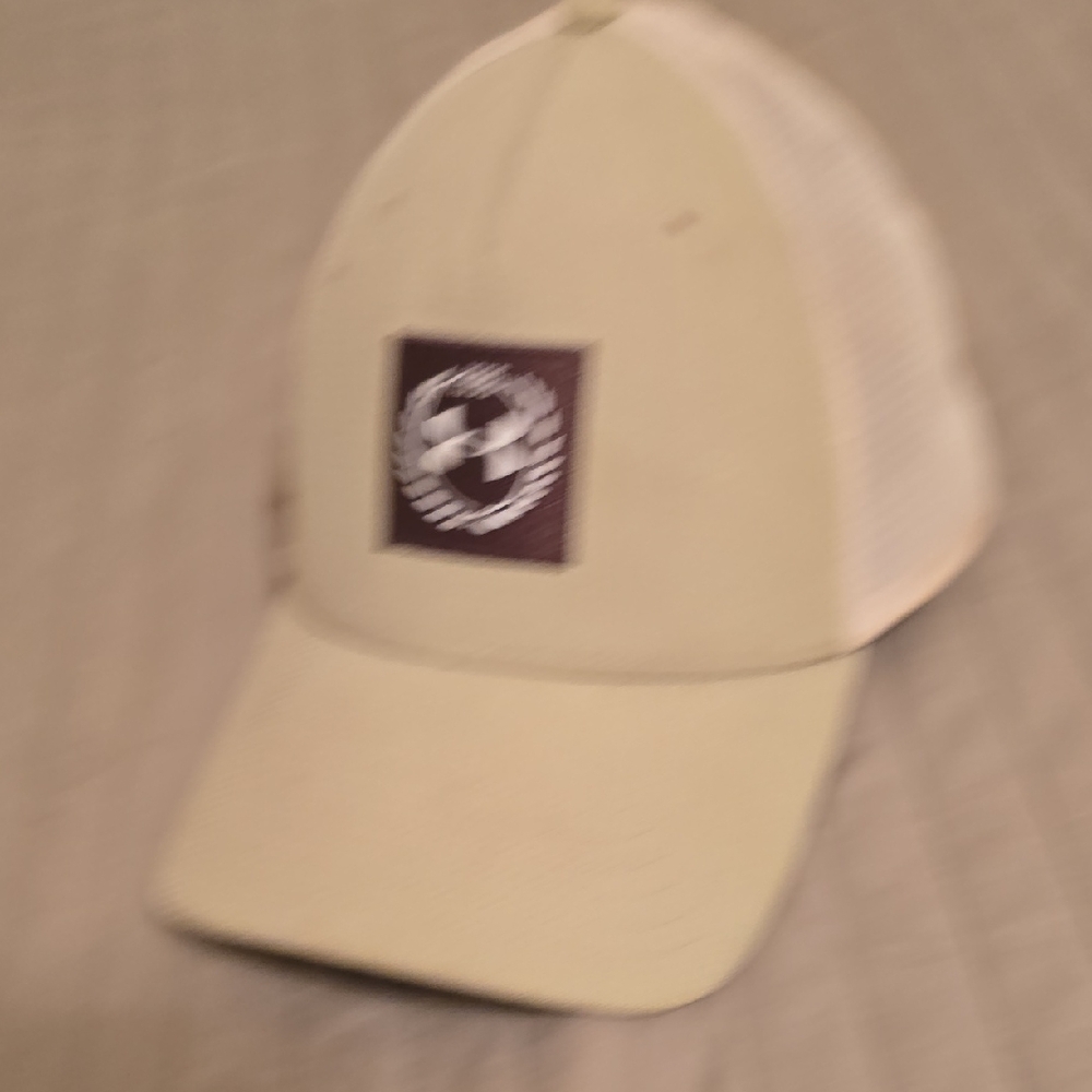 Under Armour Beige and White Cap